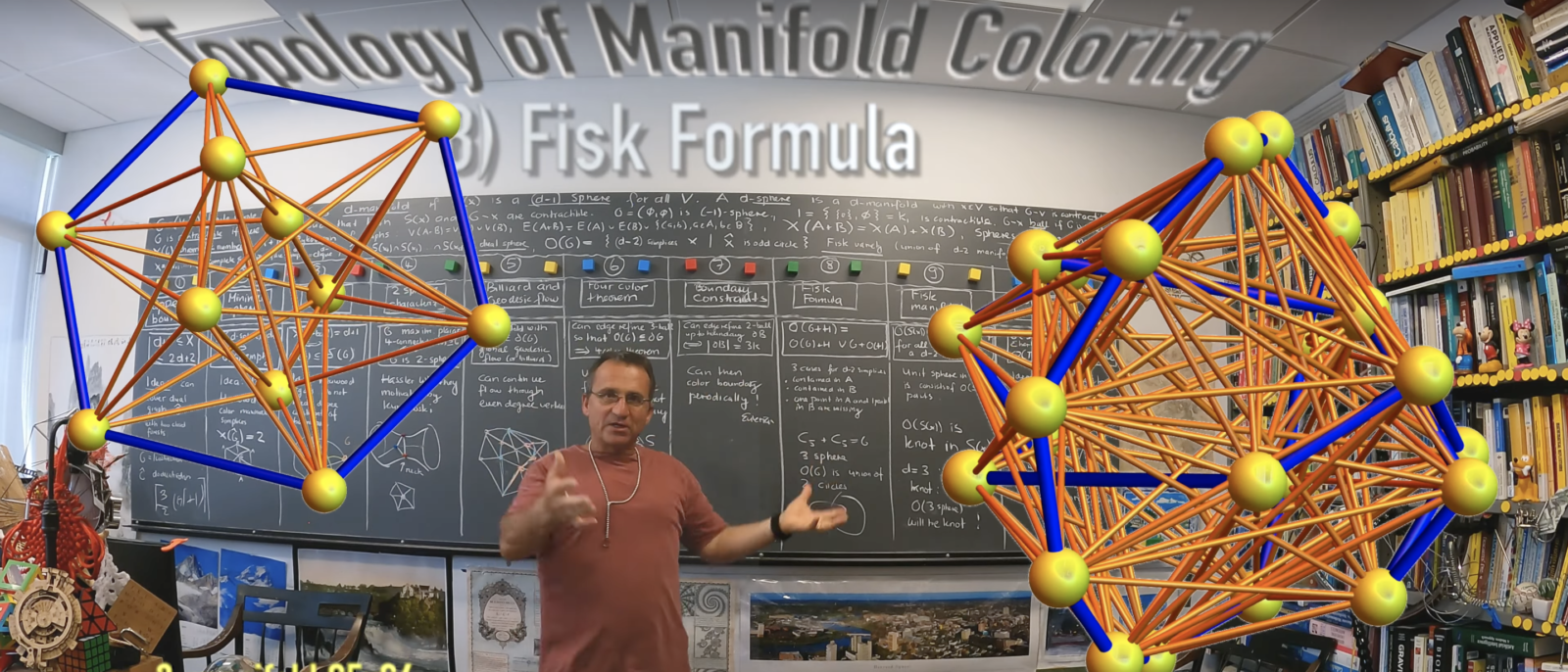 Topology of Manifold Coloring Quantum Calculus