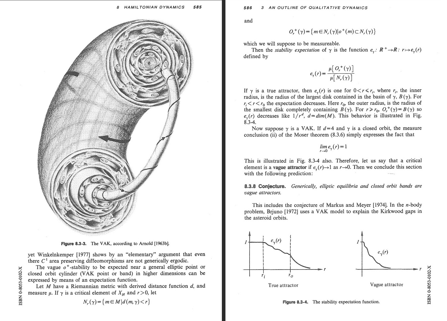 The Vague Attractor of Kolmogorov (VAK) as pictureed in the book of Abtraham and Marsden. 